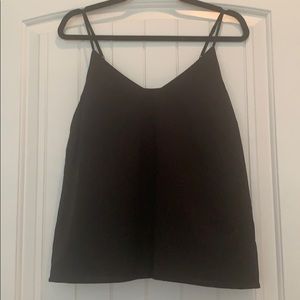 Black spaghetti strap top